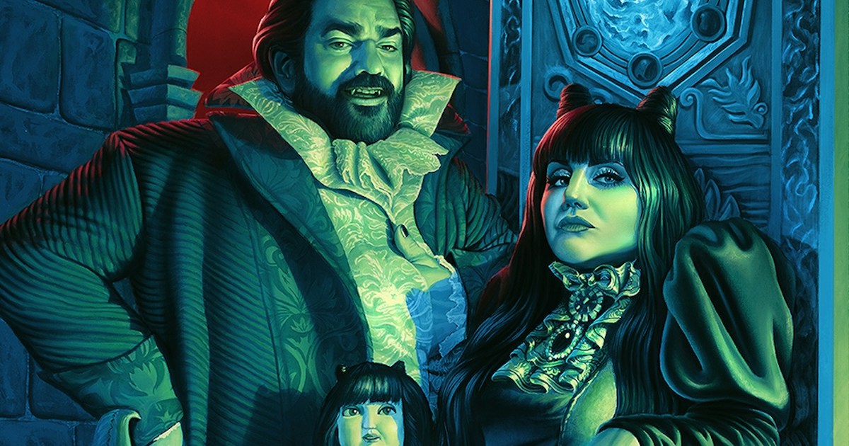 Mondo's Limited-Edition What We Do in the Shadows Poster 1 Mondo's Limited-Edition What We Do in the Shadows Poster