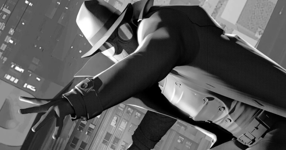 Spider-Noir Set Photos Offer First Look at Nicolas Cage's Costume 1 Spider-Noir Set Photos Offer First Look at Nicolas Cage's Costume