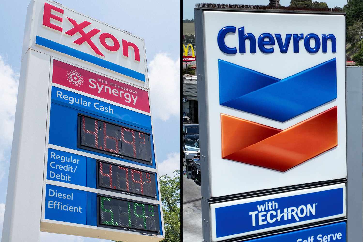 Exxon and Chevron Report Sluggish Profits 1 Exxon and Chevron Report Sluggish Profits
