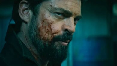 Karl Urban Shares Billy Butcher's Bloody Set Image