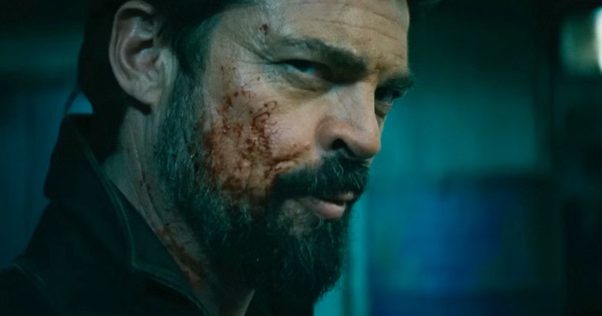 Karl Urban Shares Billy Butchers Bloody Set Image 1 Karl Urban Shares Billy Butcher's Bloody Set Image