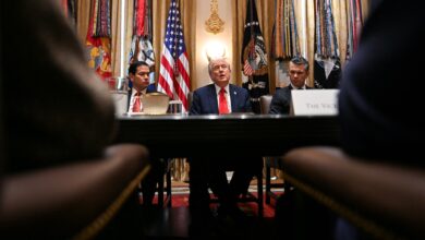 President Donald Trump Looks Like He Has Devil Horns