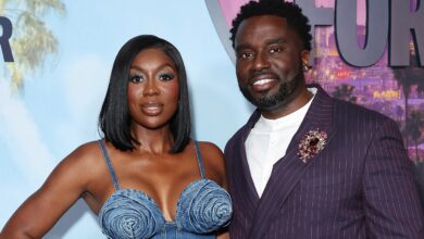 Dr. Wendy Osefo, Eddie Osefo at Netflix's "Forever" series premiere held at Tudum Theater on May 06, 2025 in Los Angeles, California.