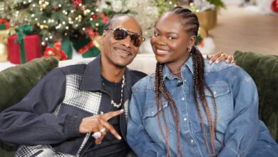 (L-R) Snoop Dogg and Cori Broadus.